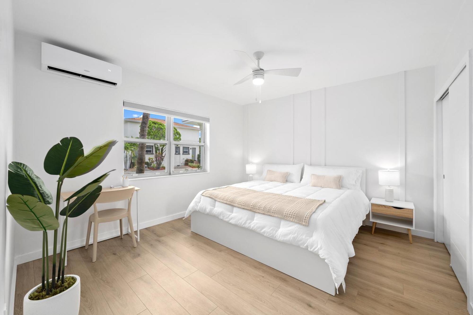 M Lake Worth Beach - Modern Villas Near West Palm Beach, Chic Retro Vibes, King Bed, Cozy Backyard, Bbq, Workspace, High-Speed Internet, Free Parking, 5 Minutes To Downtown & Beach Extérieur photo